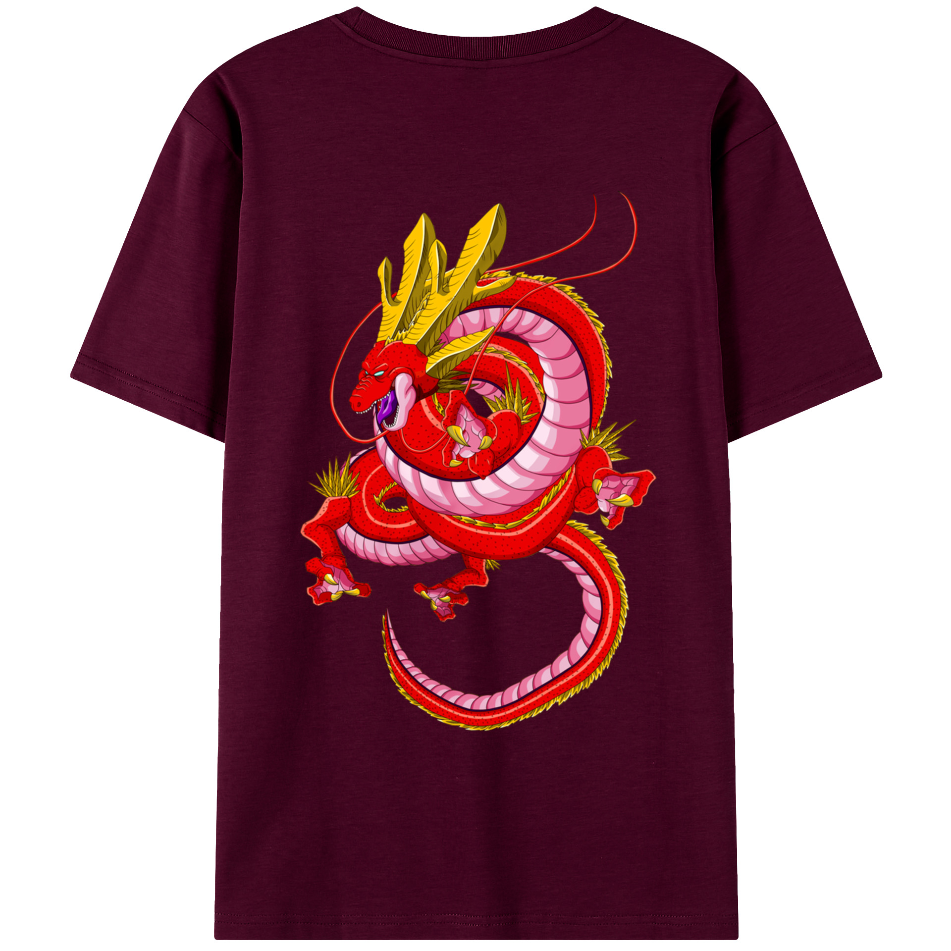 （画像用） ドラゴンボール 神龍 シェンロン DRAGON BALL Shenron レディース半袖Tシャツ(バックプリント)